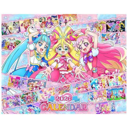 2026 Calendar 卓上カレンダー2026年 卓上 プリキュアオールスターズ