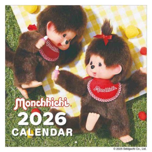壁掛けカレンダー2026年 2026 Calendar モンチッチ トライエックス