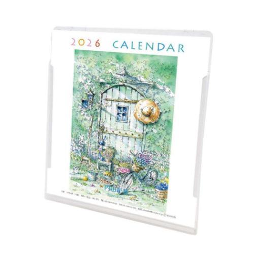 2026 Calendar 卓上カレンダー 2026年 内田新哉 卓上 壁掛 トライ