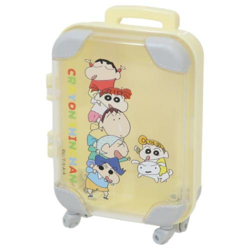 プチキャリーケース2 卓上収納 クレヨンしんちゃん イエロー 収納 整理