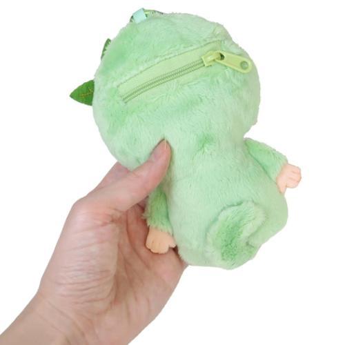 ミニポーチ マスコットポーチ モンチッチ 抹茶 小物入れ キャラクター