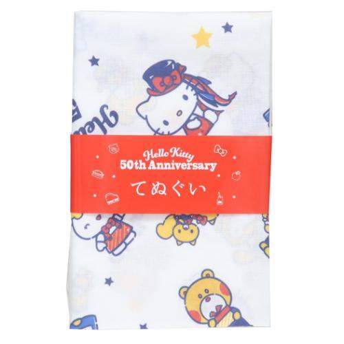 手ぬぐい てぬぐい サンリオ ハローキティ 50th ワタナベ 日本たおる