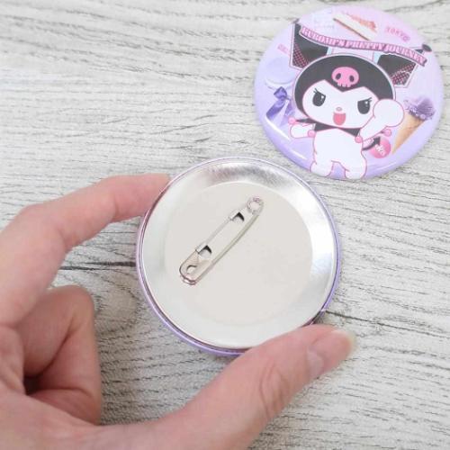 カンバッジ 缶バッジ クロミ ショートアニメデザイン ロミナ