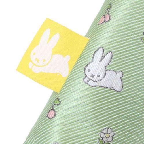 ミッフィー miffy ジャガードお財布ショルダーバッグ （うさぎ柄） グリーン 4445-mf-7865_6.jpg
