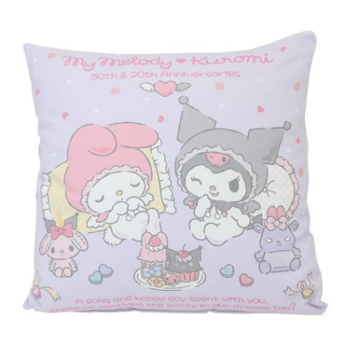 サンリオ クロミ マイメロ クッション クッション 40cmスクエアクッション マイメロディ＆クロミ サンリオ