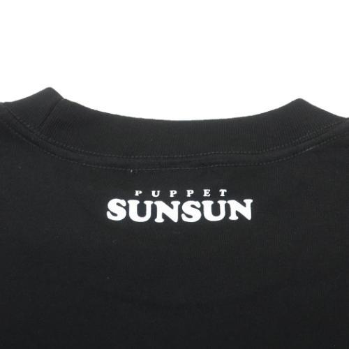 ビッグT-SHIRTS Tシャツ PUPPET SUNSUN パペットスンスン ライト BK
