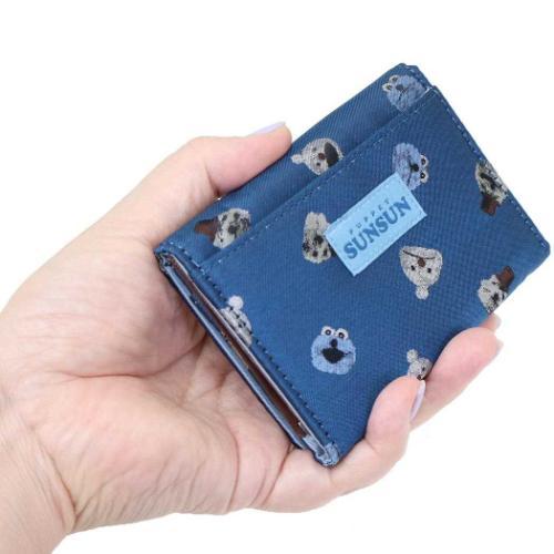 ジャガードカードケース カードポーチ 総柄 パペットスンスン PUPPET