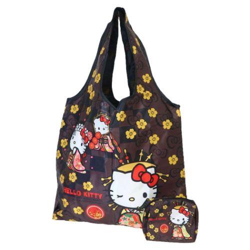 ショッピングバッグ エコバッグ 和柄キティ 301 雅 ハローキティ