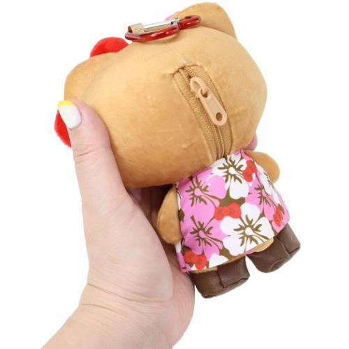 ぬいぐるみポーチ コギャルマスコットポーチ ハローキティ 平成レトロ