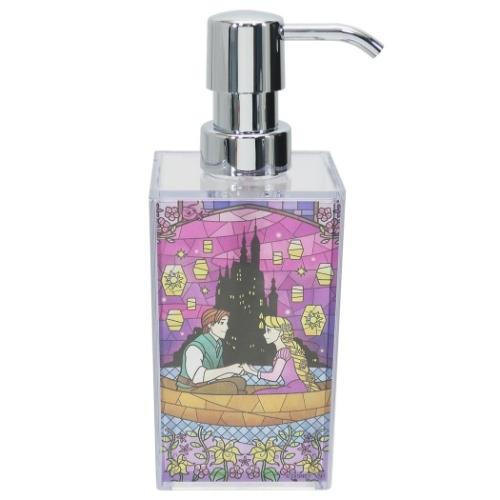 ソープディスペンサー シャンプーボトル 塔の上のラプンツェル ディズニープリンセス ステンドグラス風 ヤクセル 360ml Yks 雑貨 アートの通販店 ベルコモン 通販 Yahoo ショッピング