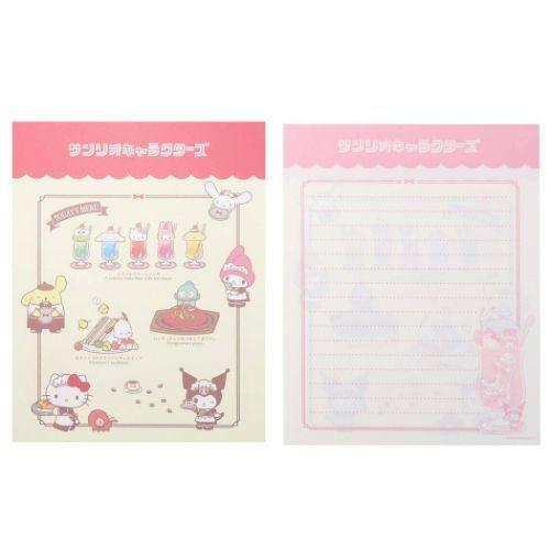 手紙セット レターセット サンリオキャラクターズ 喫茶サンリオ