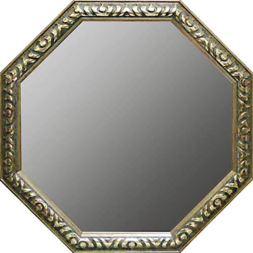 アンティーク風　鏡　八角形　風水 91119-main01.jpg