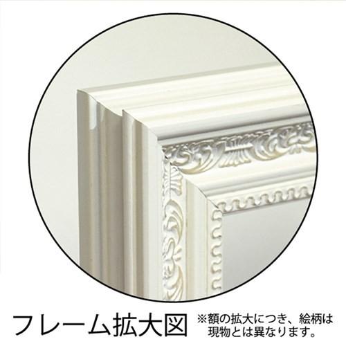 フラワーアート ジュリア プリントン レイト サマー ブーケ ユーパワー 57.5x57.5cm 【栗谷川】 額付き ポスター