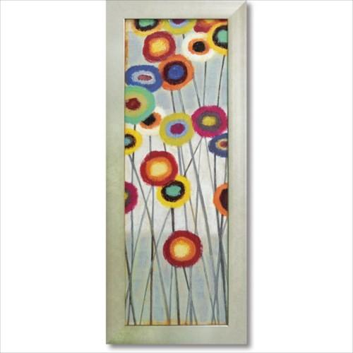フラワー アート 絵画 額縁つき Art Frames ノーマン・ワイアット・ジュニア ファンフローラル1 爆買