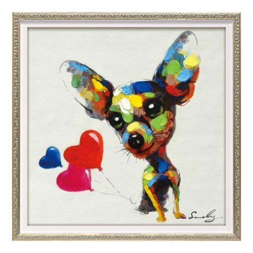 オイルペイントアート 動物画 アピール Sサイズ ユーパワー OP-07046 爆買