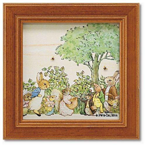 アート用品 Beatrix Potter ピーターラビット ポスター 額付き
