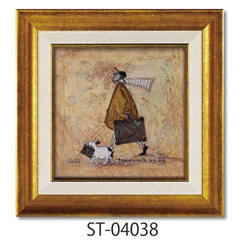 Sam Toft 額付きポスター サムトフト イヌトラベル ユーパワー｜velkommen