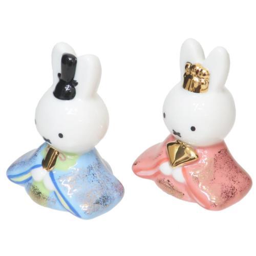 miffy ひな祭り 雛人形 陶器製 キャラクターひな人形 陶器ひな人形 ミッフィー ディックブルーナ 吉徳