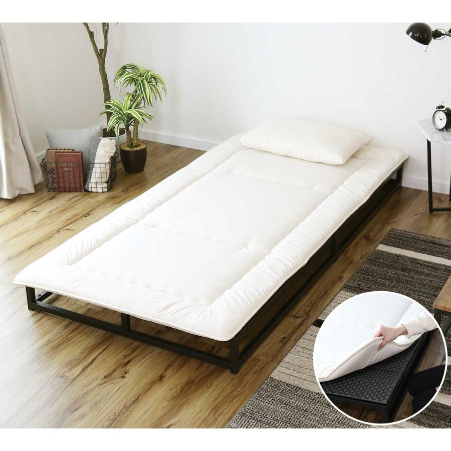 DORIS 敷布団 シングル 日本製 敷き布団 洗える 抗菌 防臭 清潔 100