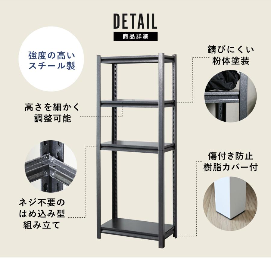 DORIS（ドリス） スチールラック メタルラック 収納ラック 収納 棚