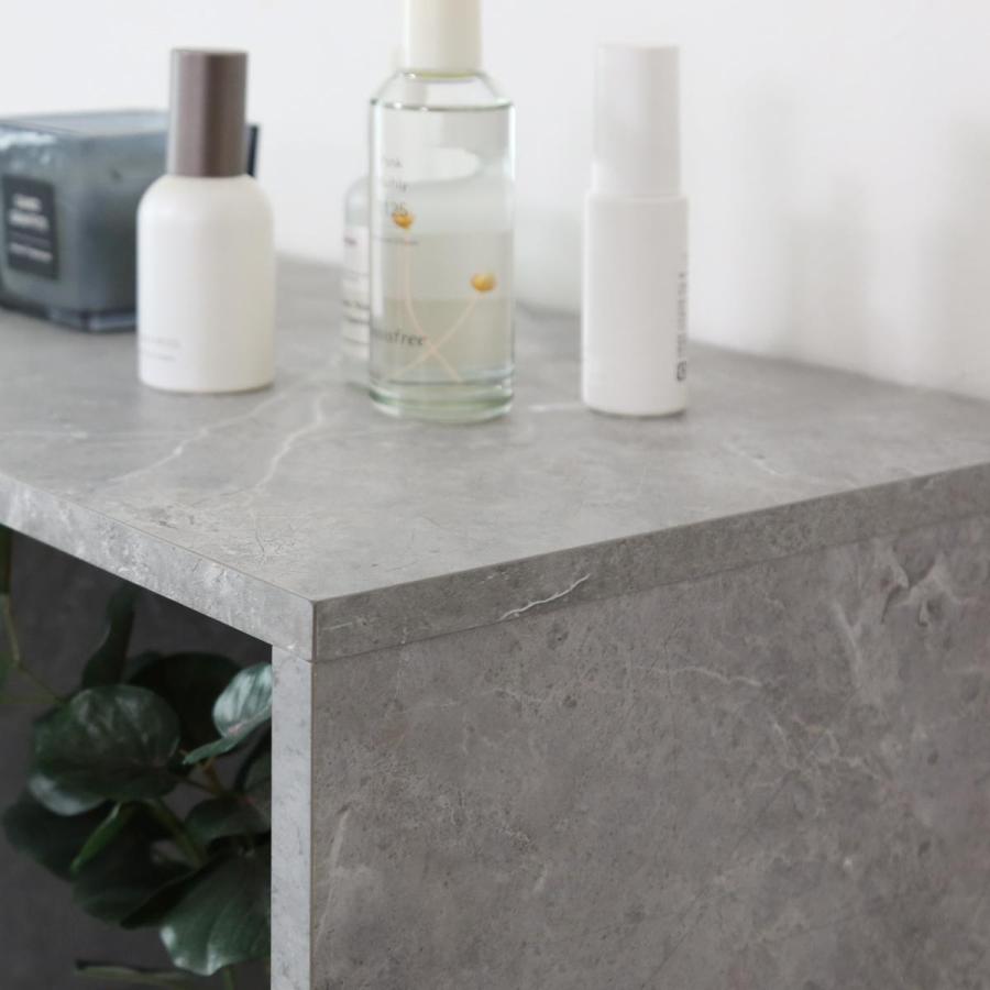 キャビネット/サイドボード/棚/幅90cm/ストーングレイン調/ストーンホワイト キャビネット/サイドボード/棚/幅90cm/ストーングレイン調