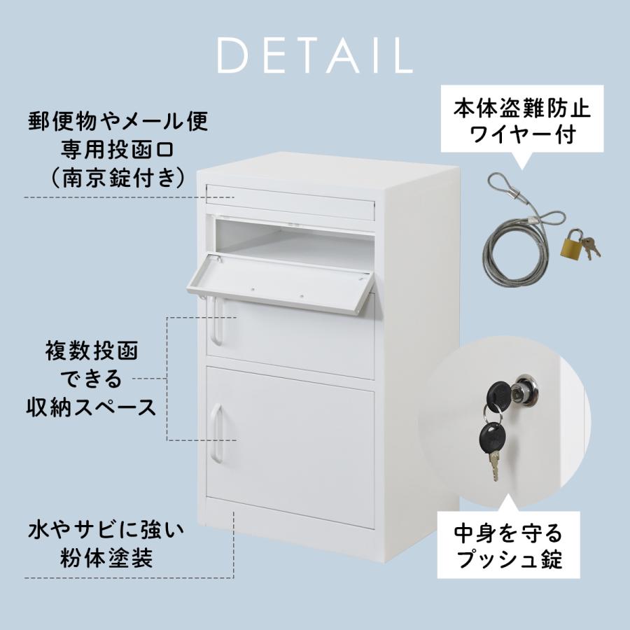 DORIS（ドリス） 宅配ボックス 戸建 大型 鍵付き メール便対応 ワン