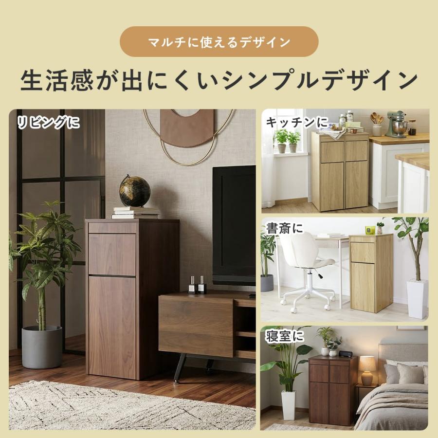 DORIS（ドリス） ゴミ箱 45リットル スリム キッチン リビング 蓋付き