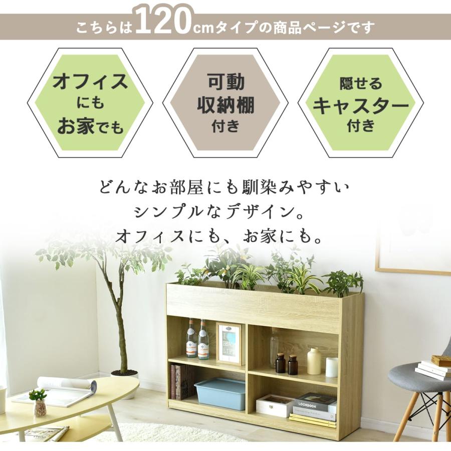 収納 プランター プランターボックス ボックス 収納ラック 間仕切り オフィス 応接室 観葉植物 ボタニカ120cm 北欧 ドリス | DORIS | 01
