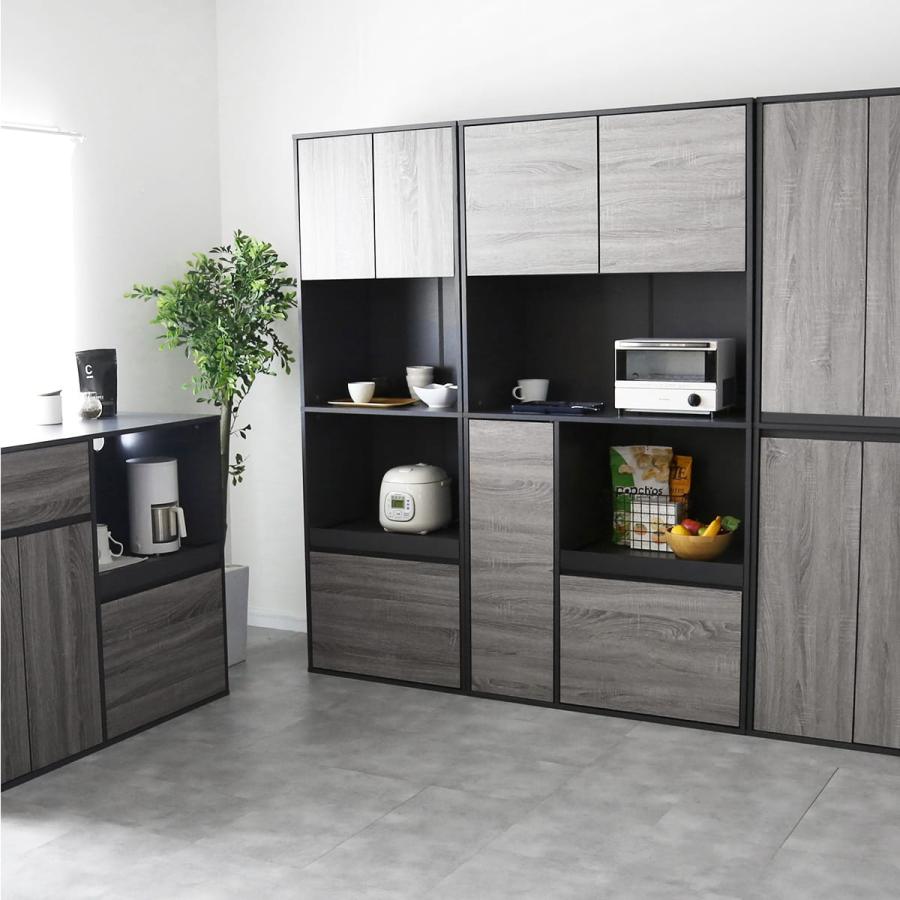 DORIS（ドリス） 食器棚 キッチンボード 収納棚 キッチン収納 カップ