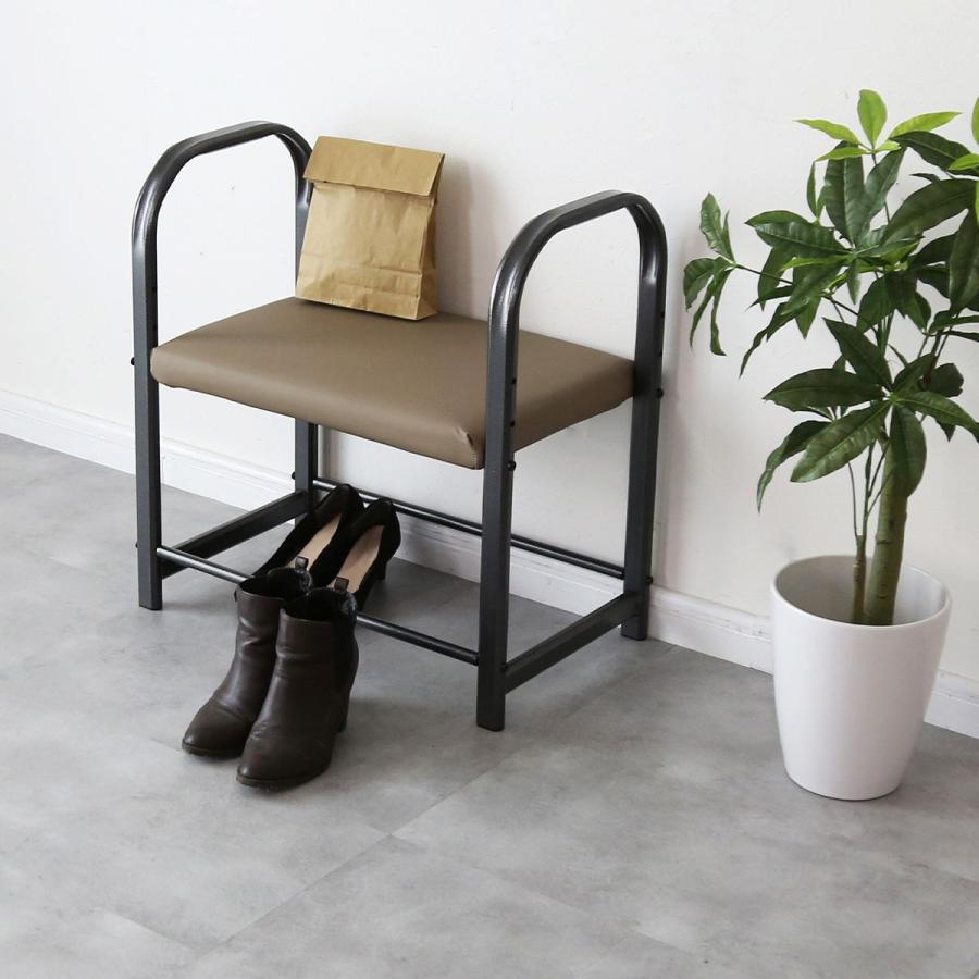 DORIS（ドリス） 玄関椅子 玄関いす 椅子 サポートチェア 玄関 幅57