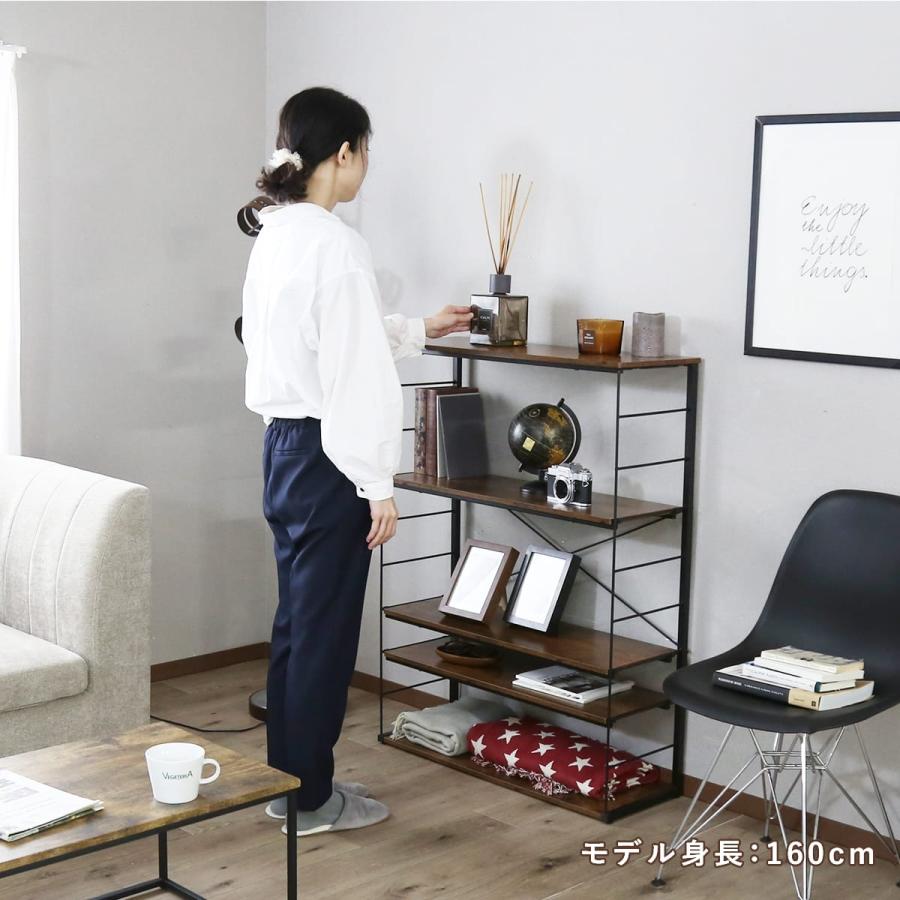 棚 ラック オープンラック 収納ラック オープンシェルフ コンパクト 収納棚 幅80cm 5段 可動棚 高さ調整 キッチン スリム ミント80cm | DORIS | 14