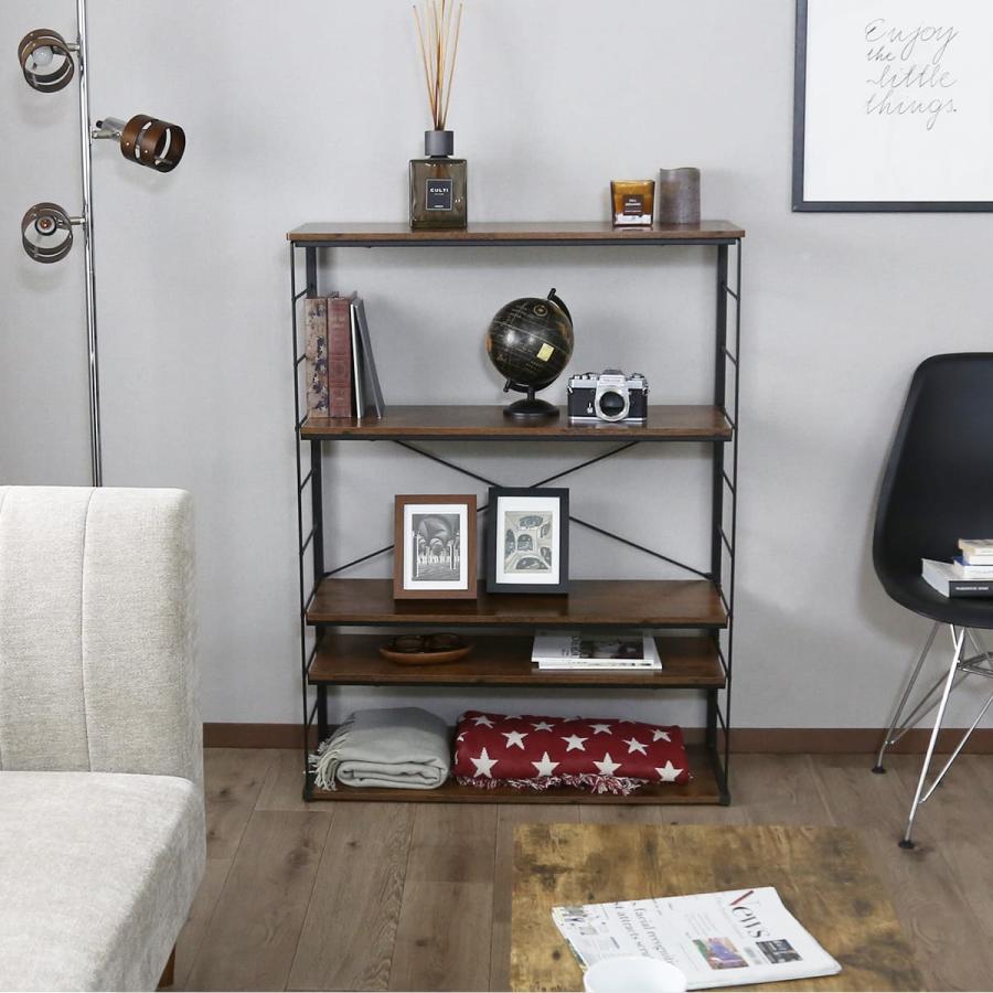 棚 ラック オープンラック 収納ラック オープンシェルフ コンパクト 収納棚 幅80cm 5段 可動棚 高さ調整 キッチン スリム ミント80cm | DORIS | 03