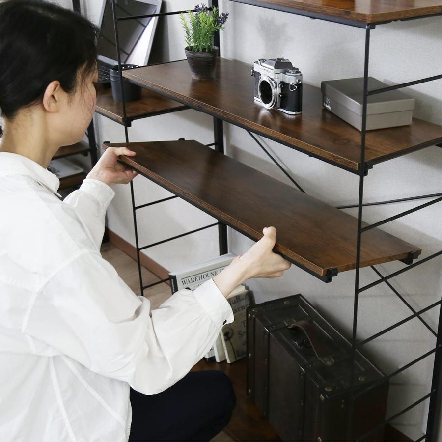 棚 ラック オープンラック 収納ラック オープンシェルフ コンパクト 収納棚 幅80cm 5段 可動棚 高さ調整 キッチン スリム ミント80cm | DORIS | 05