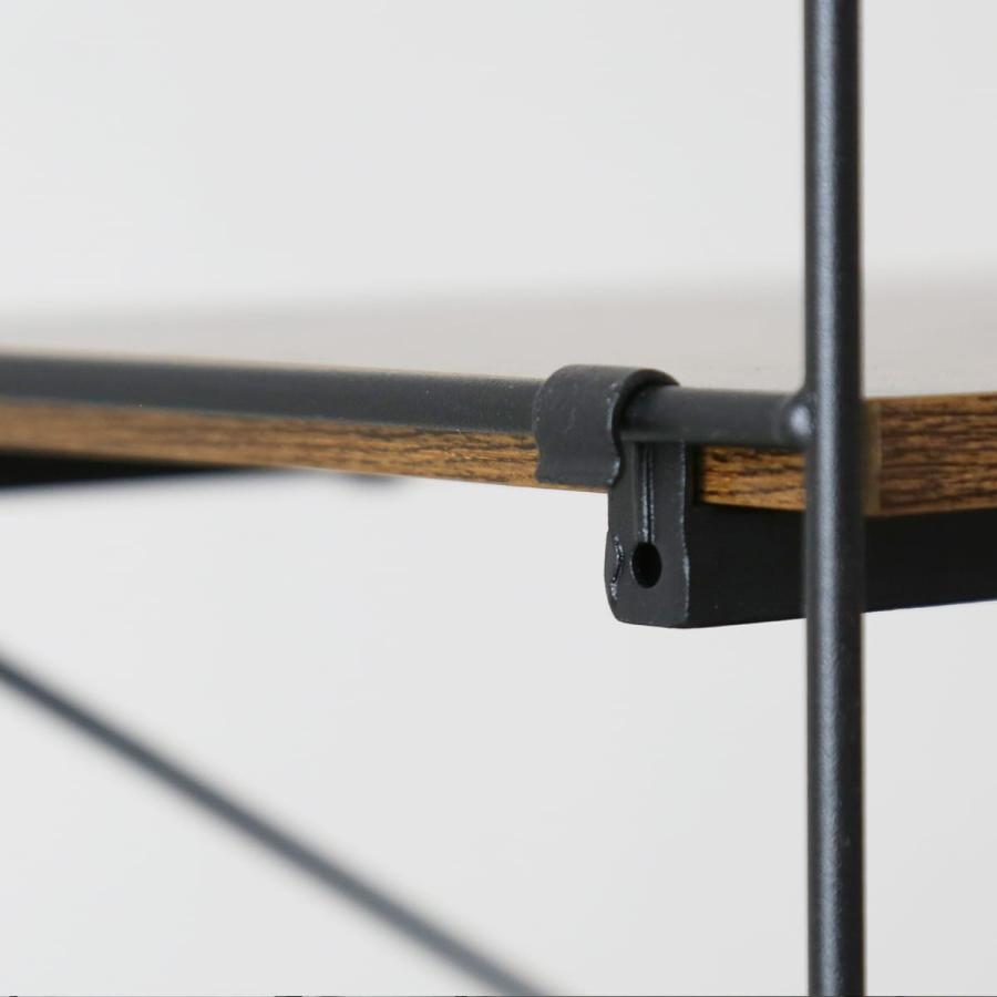 棚 ラック オープンラック 収納ラック オープンシェルフ コンパクト 収納棚 幅80cm 5段 可動棚 高さ調整 キッチン スリム ミント80cm | DORIS | 06