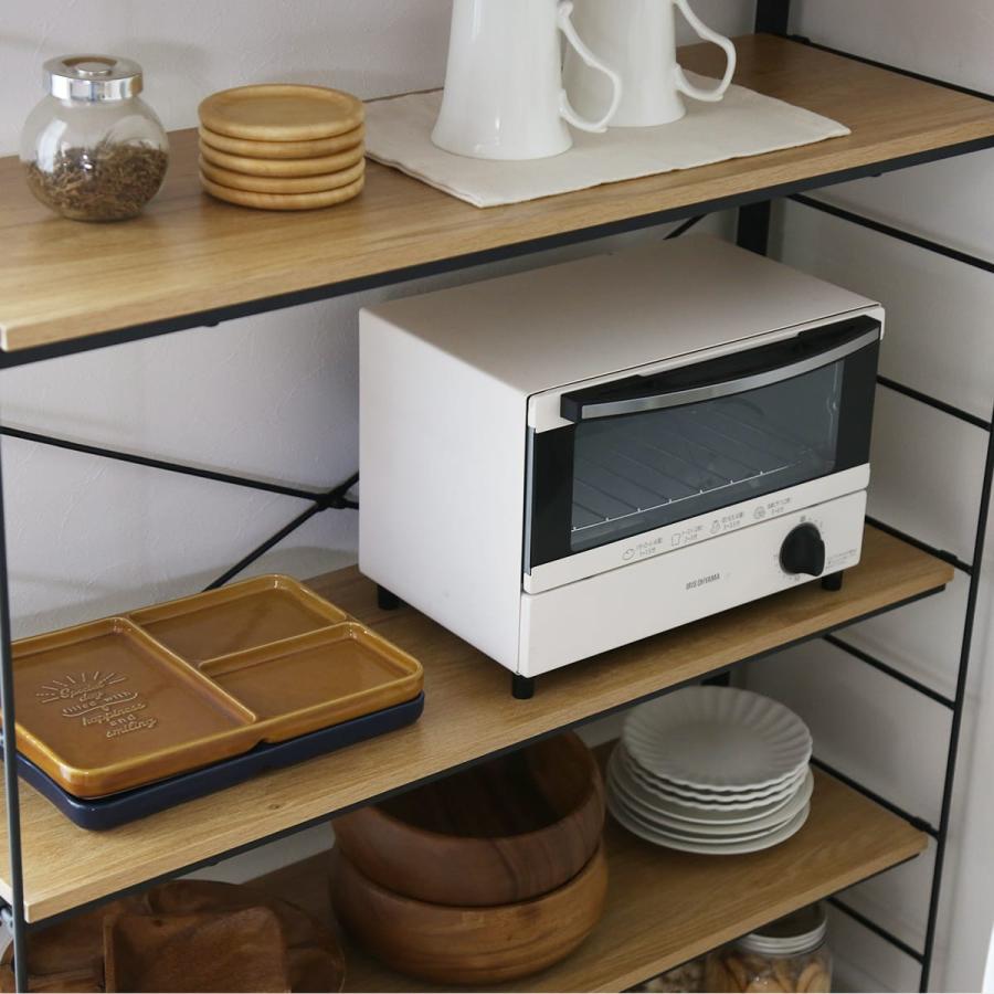 棚 ラック オープンラック 収納ラック オープンシェルフ コンパクト 収納棚 幅80cm 5段 可動棚 高さ調整 キッチン スリム ミント80cm | DORIS | 08