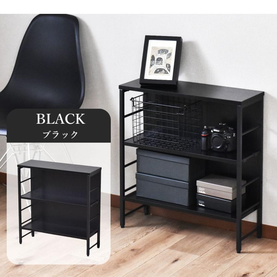 ラック 棚 スリムラック 幅56.5 すき間収納 3段 すき間ラック 高さ調整 サイドテーブル 省スペース キッチン収納 ディスプレイラック 可動棚 ソナル ドリス | DORIS | 09