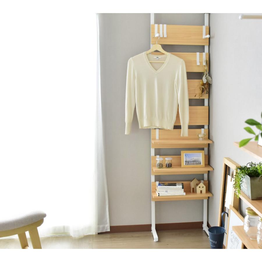 つっぱり収納 ラック おしゃれ 突っ張り棚 壁面 幅45cm 薄型 収納 カロン45 北欧 Dr Charon45 Velle 通販 Yahoo ショッピング