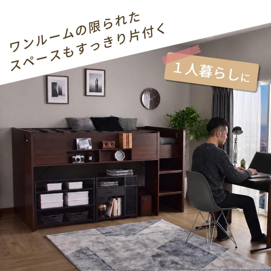 DORIS（ドリス） ロフトベッド ロータイプ シングル システムベッド