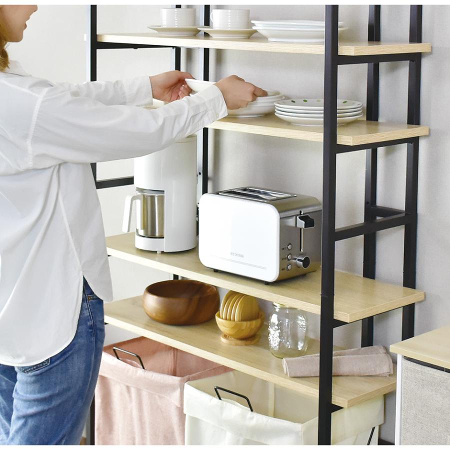 ラック おしゃれ オープンシェルフ 5段 ビンテージ 収納棚 幅90 オーク ウォルナット ガイル 北欧 Dr Geil Velle 通販 Yahoo ショッピング