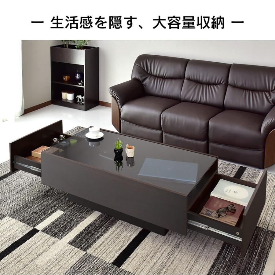 DORIS（ドリス） センターテーブル おしゃれ ガラス ローテーブル