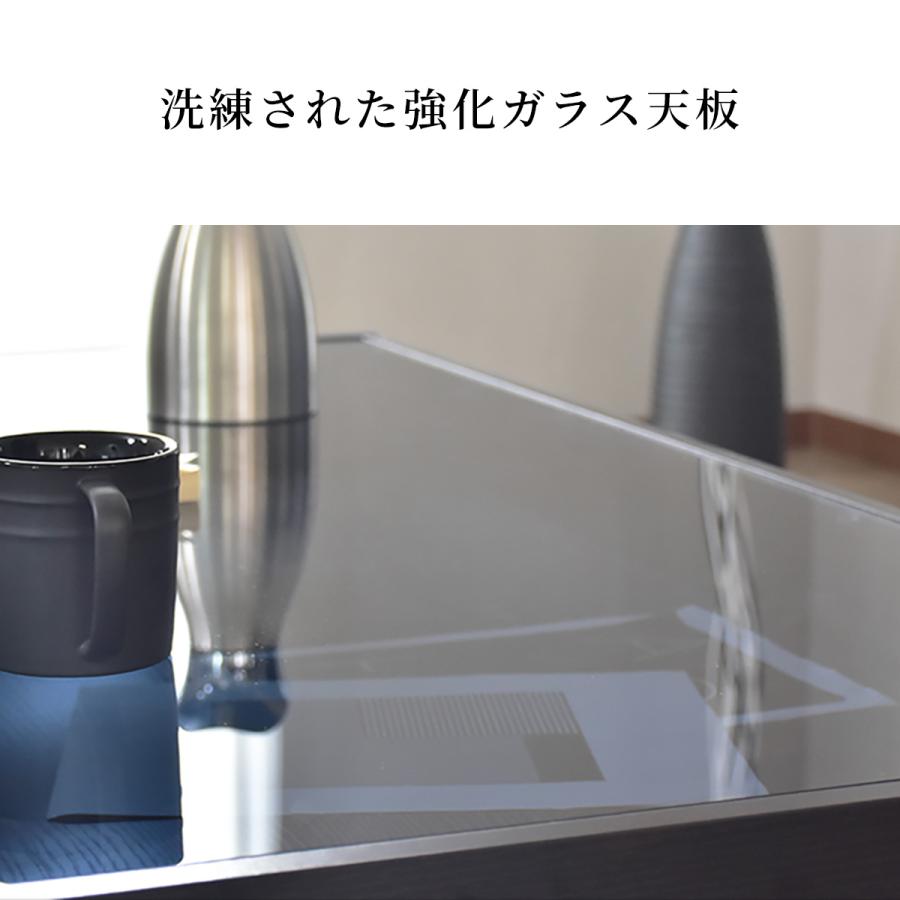 DORIS（ドリス） センターテーブル おしゃれ ガラス ローテーブル