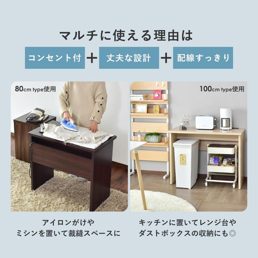 【幅100㎝】パソコンデスク デスク 机 学習机 勉強机 引き出し付き【ホワイト bit2-070.jpg