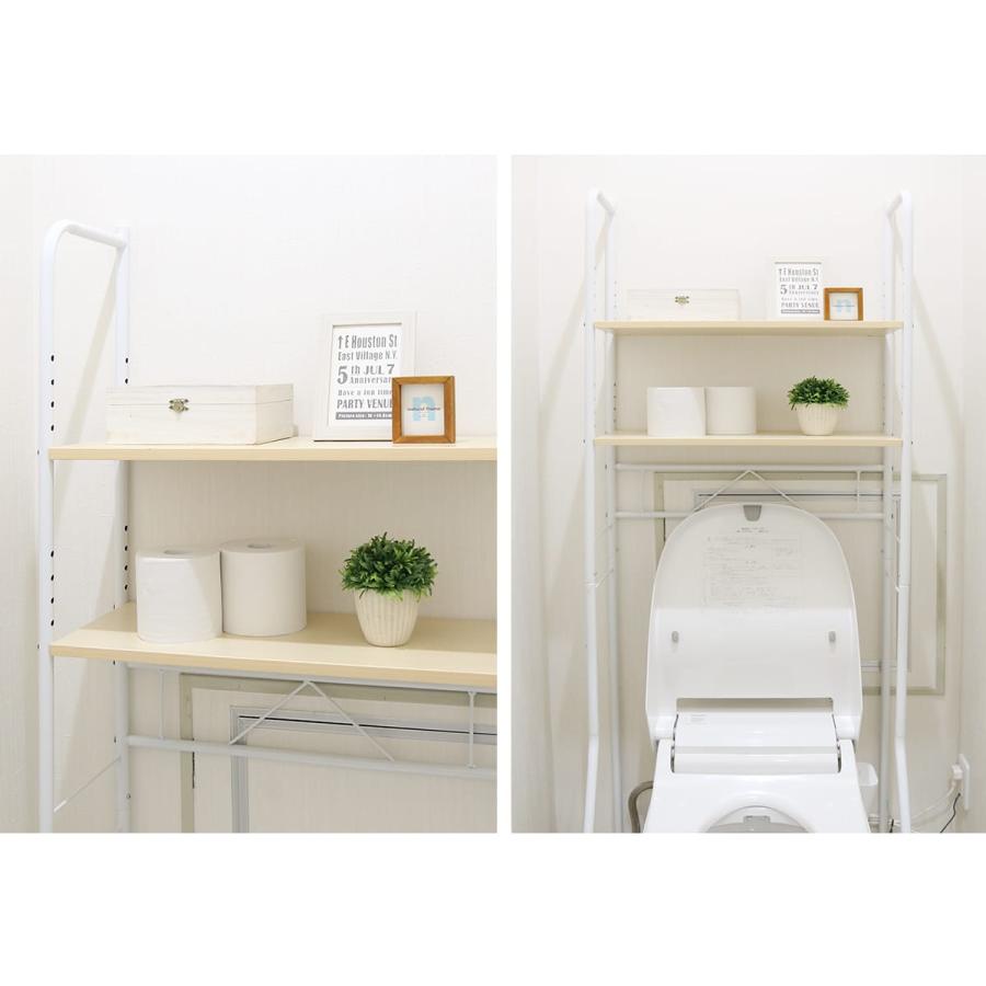 DORIS（ドリス） トイレ ラック おしゃれ シェルフ シンプル ワイド