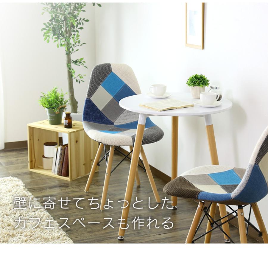 イームズ カフェテーブル コンパクト ダイニングテーブル 幅60 高さ72 ホワイト 2人用 単品 丸型テーブル モッド テーブル 北欧 人気 | DORIS | 07