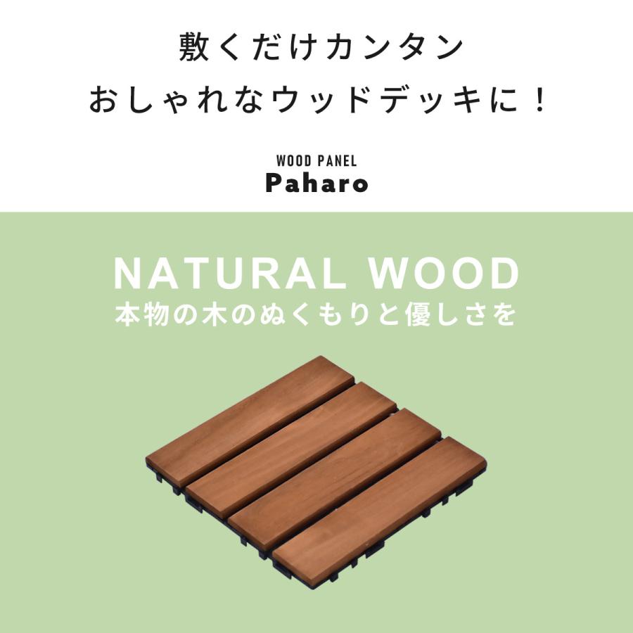 ウッドパネル 27枚入り ウッドデッキパネル 人工木 ベランダ ガーデン パハロ インテリア家具 おすすめ おしゃれ 北欧 プレゼント 新生活 Dr Paharo Velle 通販 Yahoo ショッピング