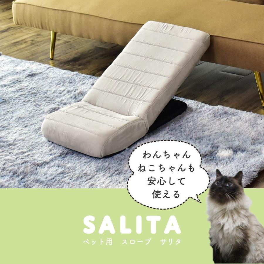 ペットスロープ ドッグステップ スロープ ペット 小型 犬 猫 介護 リクライニング 14段階 滑り止め加工 角度調節 北欧 プレゼント サリタ | DORIS | 01