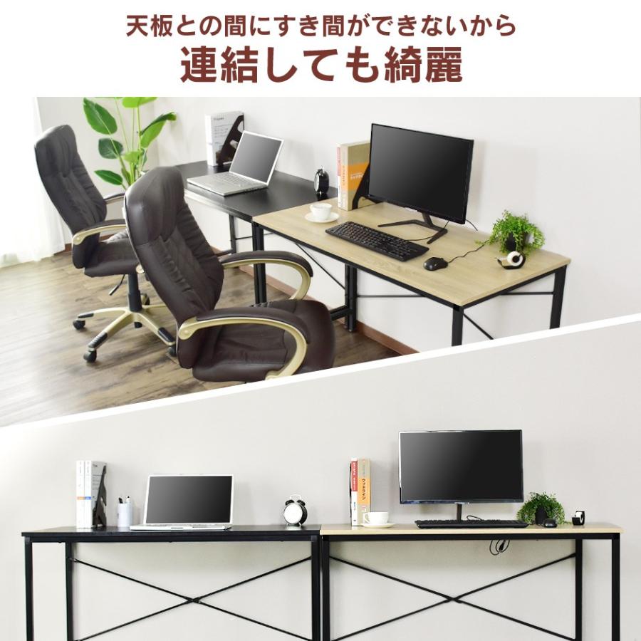 デスク ゲーミング シンプル ワークデスク パソコンデスク オフィスデスク oaデスク 書斎 デスク パソコン ステップメラミン 北欧 ドリス | DORIS | 07