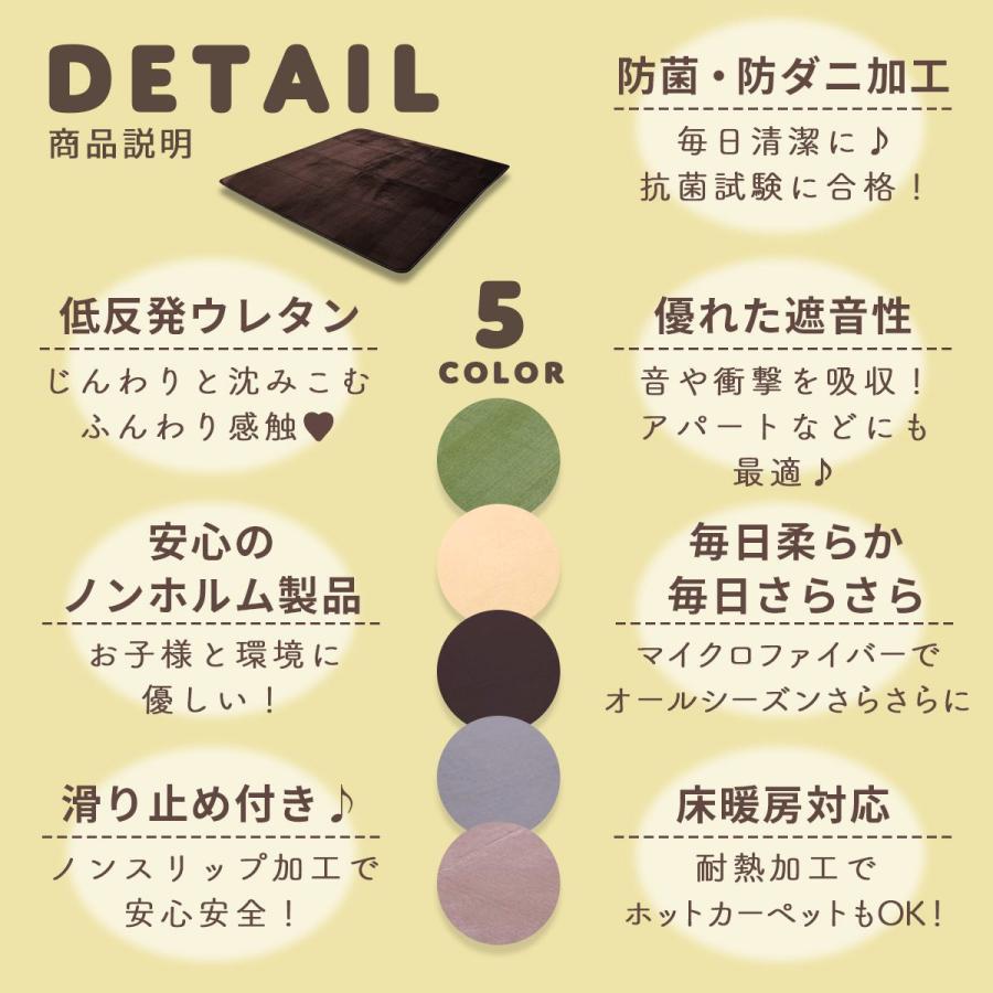 DORIS（ドリス） 極厚低反発ラグ 幅200 奥行300 厚み2.5 低反発