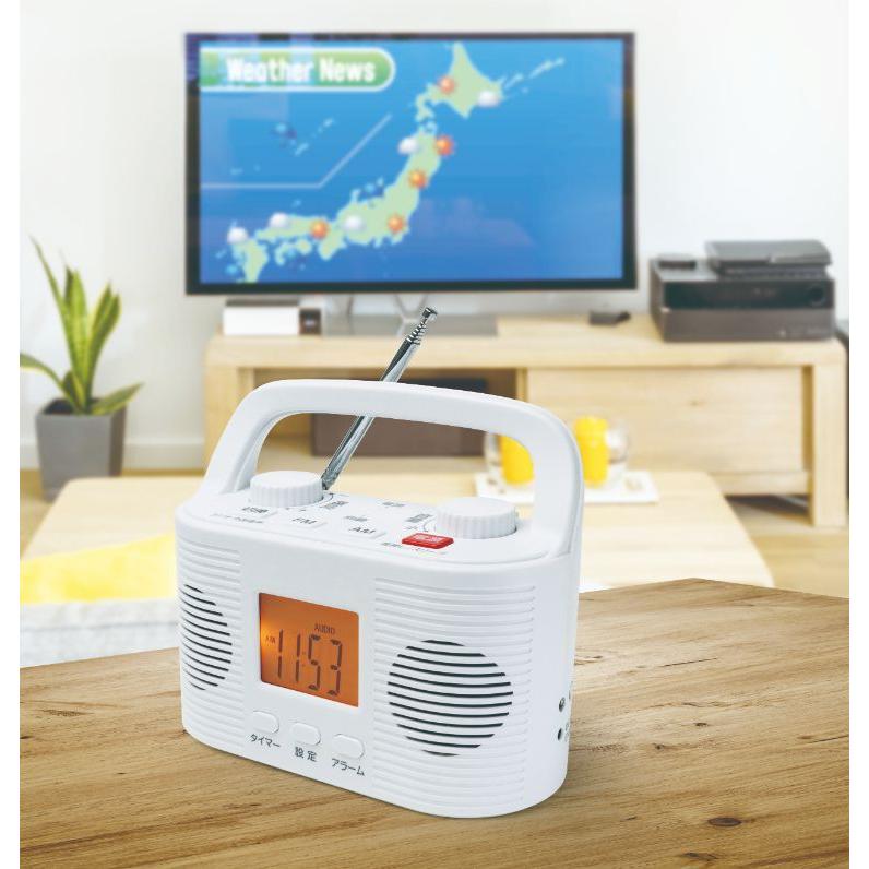 DORIS（ドリス） テレビ スピーカー ラジオ付き 手元テレビスピーカー