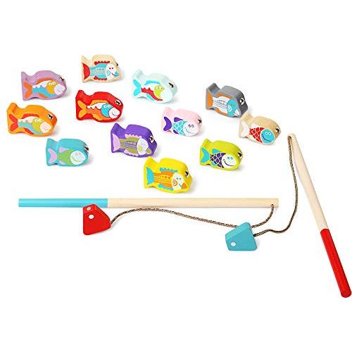 [大特価] ウクライナ製 知育玩具 木のおもちゃ 木製 3歳 【 CUBIKA キュビカ 】フィッシングゲーム おもちゃ 魚釣り マグネット さかなつり さかな 【D1707312447】(62117円)